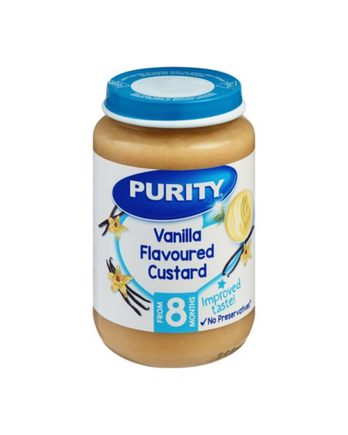 Purity Vanilla Flavoured Custard 200mlx6