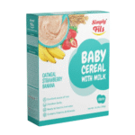Simply Fils Baby Cereal with Milk - Oatmeal Strawberry Banana