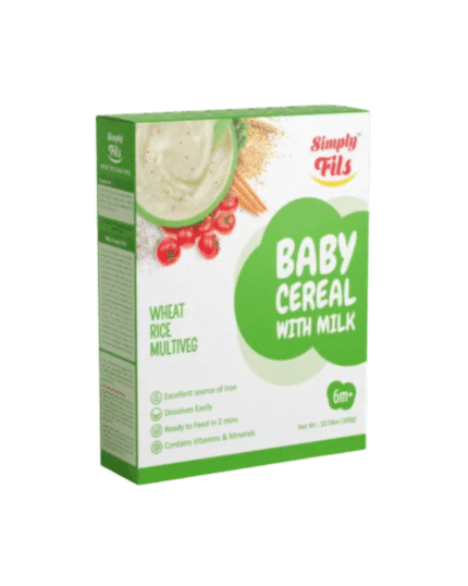 Simply Fils Baby Cereal with Milk Wheat Rice Mixed Fruits