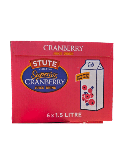 Stute Superior Cranberry Juice Drink 6 x1.5L