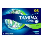 Tampax Pearl Super Absorbency Tampons (96 Count)
