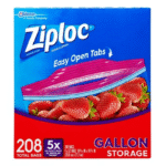 Ziploc Gallon Storage Bags 208 Count