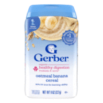 Gerber Probiotic Oatmeal Banana Baby Cereal 227g