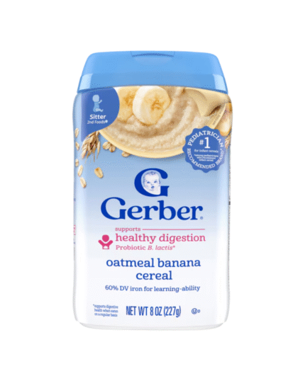 Gerber Probiotic Oatmeal Banana Baby Cereal 227g