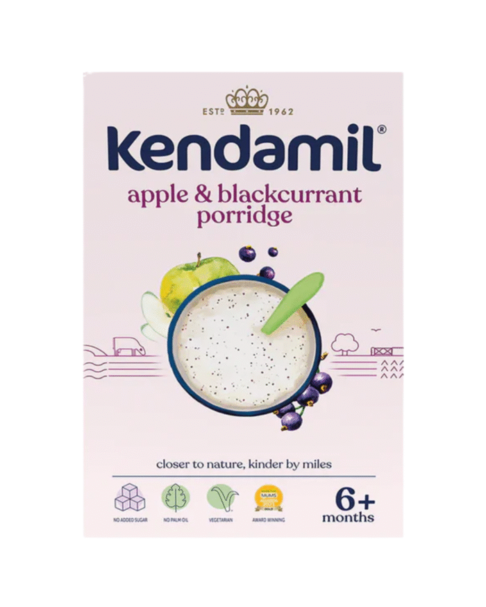 Kendamil Apple & Blackcurrant Porridge Baby Cereal
