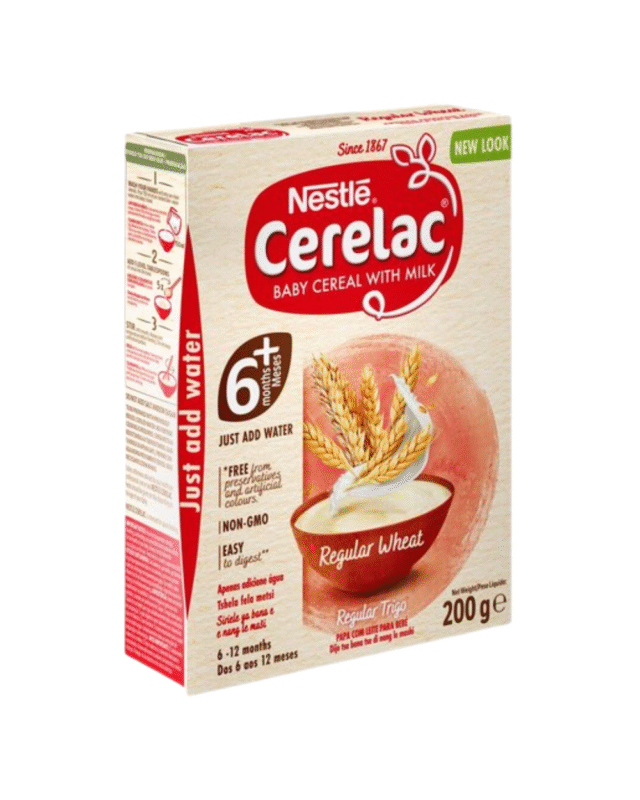 Nestle Cerelac Regular Wheat Baby Cereal with Milk 6+ Months