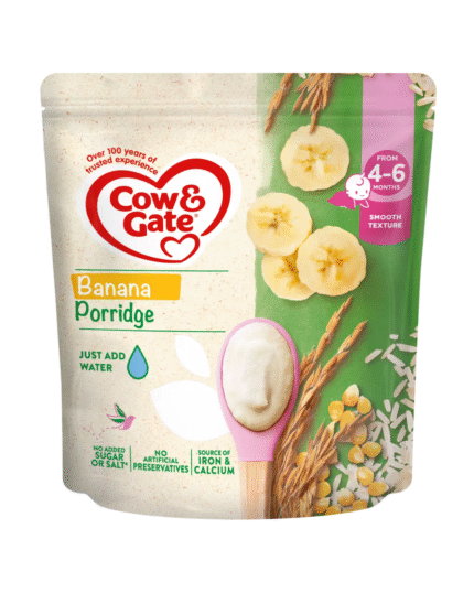 Cow & Gate Banana Porridge for Babies 4-6+ Months