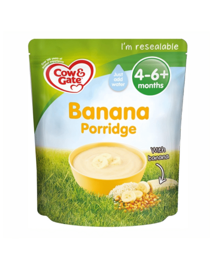 Cow & Gate Banana Porridge for Babies 4-6+ Months