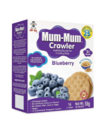 Mum-Mum Crawler Blueberry Teething Biscuits for Babies 12+ Months