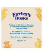 Farley’s Rusks Original Baby Food Snacks 150g