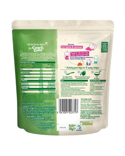 Cow & Gate Creamy Porridge (4–6 Months+)