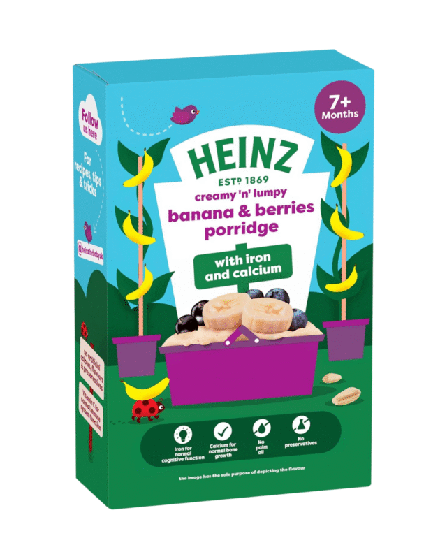 Heinz Banana & Berries Porridge 7+ Months