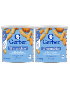 Gerber Lil’ Crunchies Mild Cheddar (2 Cans)
