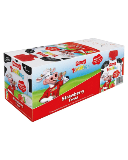 Pascual YogiKids Strawberry Yogurt Pouches