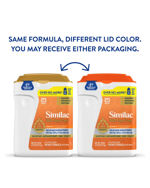 Similac 360 Total Care Sensitive Infant Formula (40oz / 1.13kg)