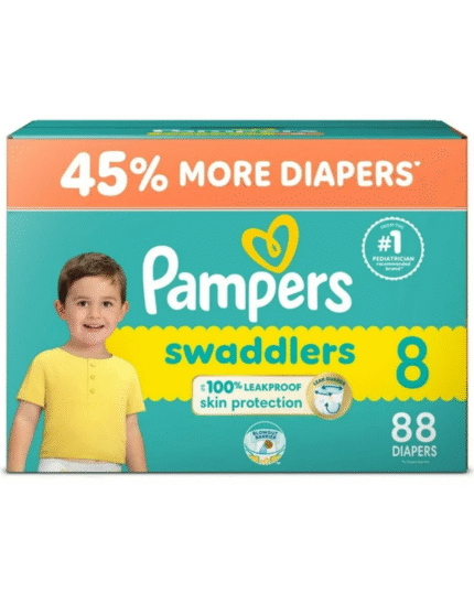 Pampers Swaddlers Size 8 Diapers (88 Count)