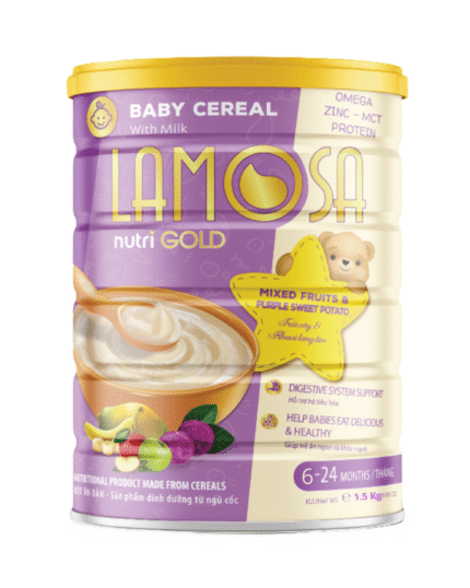 1.5kg Lamosa Baby Cereal Mixed Fruits & Purple Sweet Potato