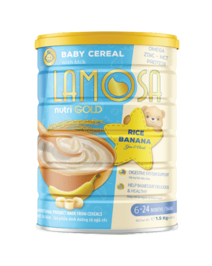 1.5kg Lamosa Baby Cereal Rice & Banana with Milk
