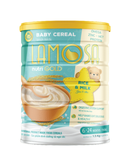 1.5kg Lamosa Baby Cereal Rice & Milk