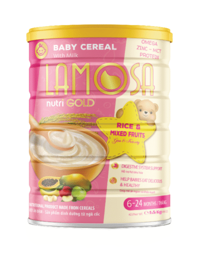 1.5kg Lamosa Baby Cereal Rice & Mixed Fruits