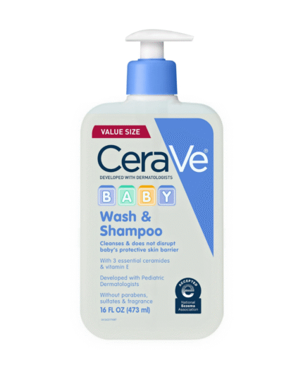 CeraVe Baby Wash & Shampoo 473ml (16oz)