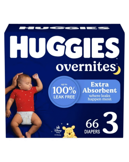 Huggies Overnites Size 3 Diapers (66 Count)