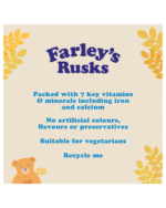Farley’s Rusks Reduced Sugar Baby Biscuits 300g