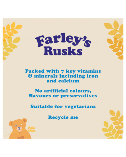 Farley’s Rusks Reduced Sugar Baby Biscuits 300g