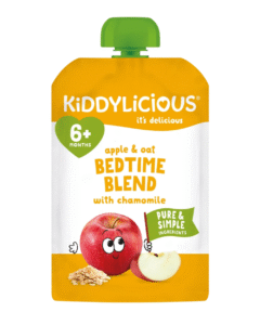Kiddylicious Apple & Oat Bedtime Blend with Chamomile Baby Food Pouch 100g