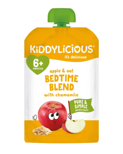 Kiddylicious Apple & Oat Bedtime Blend with Chamomile Baby Food Pouch 100g