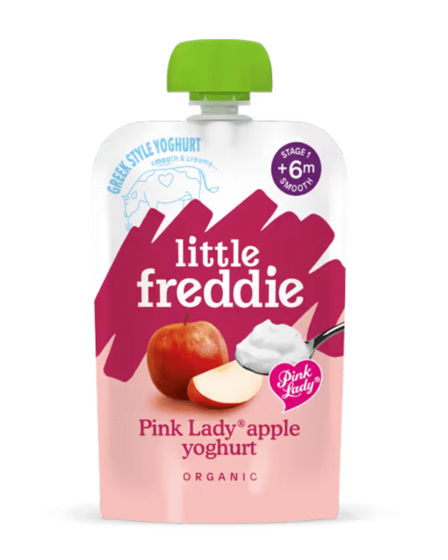 Little Freddie Organic Pink Lady Apple Yoghurt Pouch (100g)