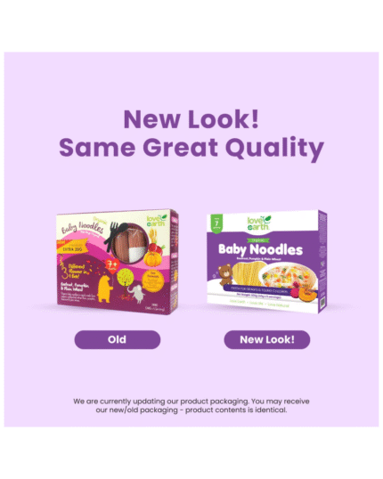 Love Earth Organic Baby Noodles with Beetroot & Pumpkin 200g