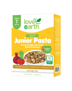 Love Earth Organic Junior Pasta Spinach & Beetroot 175g