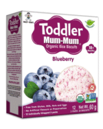 Toddler Mum-Mum Organic Blueberry Rice Biscuits (18+ Months)