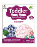 Toddler Mum-Mum Organic Blueberry Rice Biscuits (18+ Months)