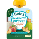 Heinz Immunity Support Peach, Apple & Yoghurt Baby Food Pouch 85g
