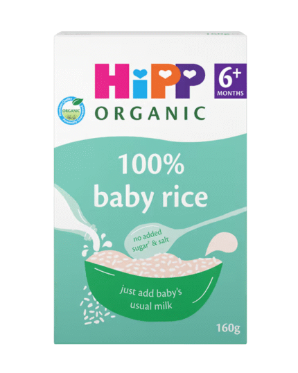 HiPP Organic 100% Baby Rice Cereal (160g)