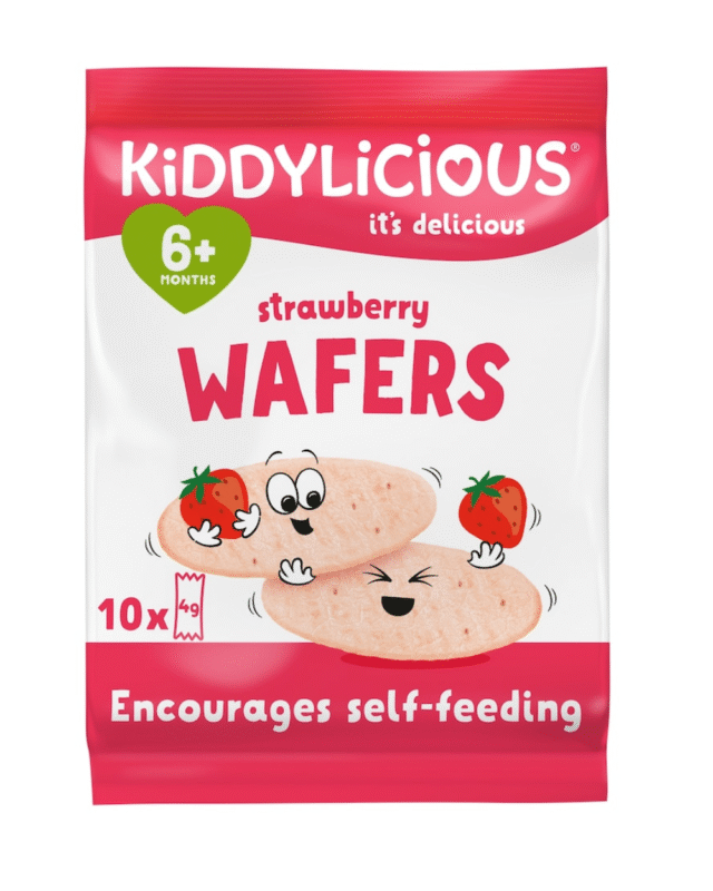 Kiddylicious Strawberry Wafers 6+ Months