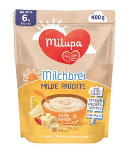 Milupa Milchbrei Milde Früchte Baby Cereal 400g | Mild Fruits Breakfast Cereal for Babies 6+ Months