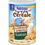 Nestlé P'tite Céréale 8 Cereals Whole Grain Baby Cereal 415g