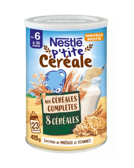 Nestlé P'tite Céréale 8 Cereals Whole Grain Baby Cereal 415g