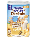 Nestlé P'tite Céréale Vanilla Whole Grain Baby Cereal (415g)