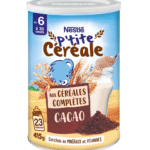 Nestlé P'tite Céréale Whole Grain Cocoa Baby Cereal (6 Months – 3 Years)