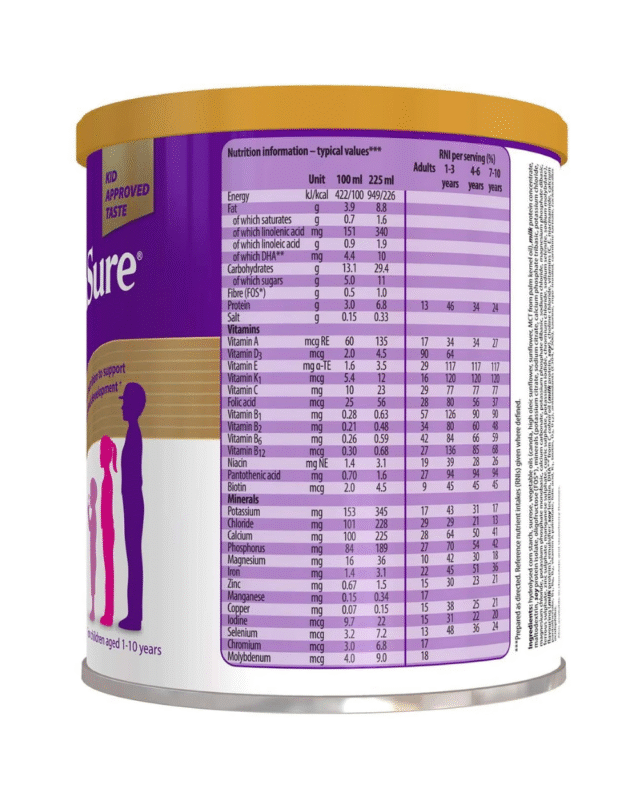PaediaSure Shake Vanilla Flavour 400g for Kids (Aged 1–10 Years)