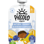 Piccolo Organic Natural Yoghurt Blueberry & Banana Baby Pouch 100g
