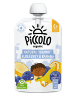 Piccolo Organic Natural Yoghurt Blueberry & Banana Baby Pouch 100g