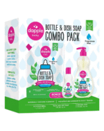 Dapple Baby Bottle & Dish Soap Combo Pack (Fragrance-Free)