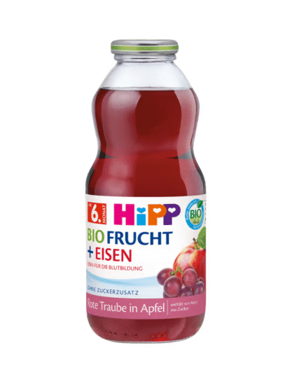 HiPP Organic Red Grape & Apple Juice with Iron (6+ Months)