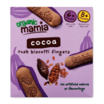 Organic Mamia Cocoa Rusk Biscotti Fingers Baby Biscuits 6+ Months