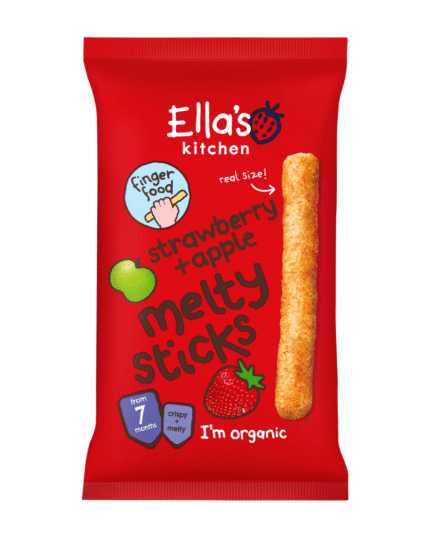 Ella’s Kitchen Strawberry & Apple Melty Sticks 7+ Months